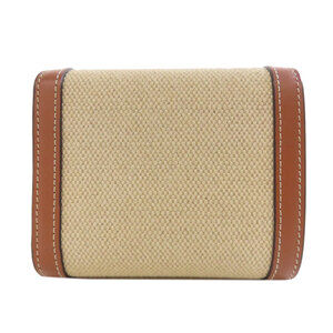 Celine bifold Wallet Triomphe leather canvas